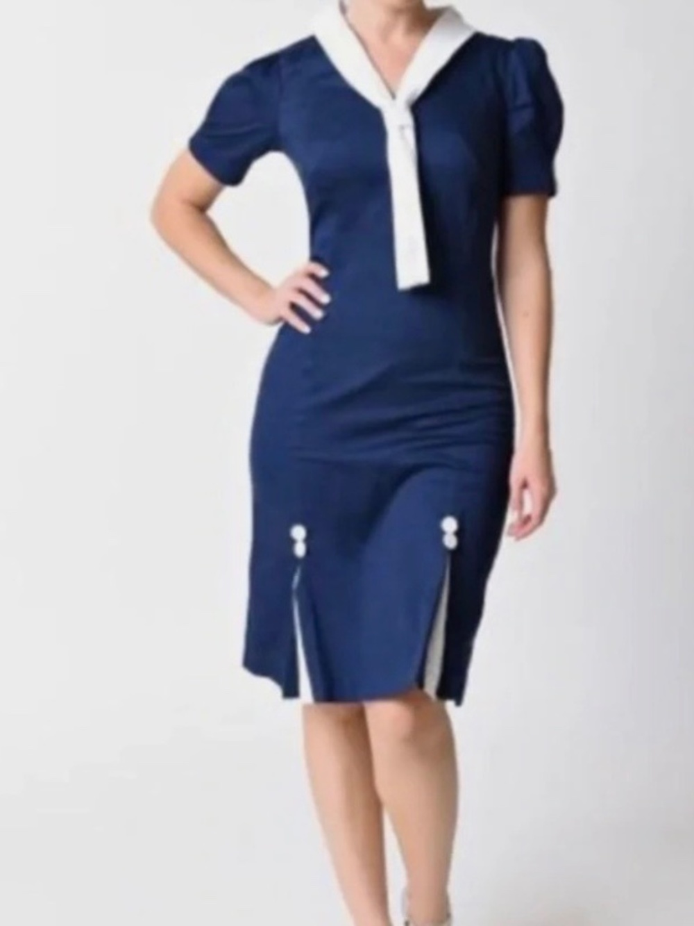 Vintage style nautical dress - Picture 7 of 9